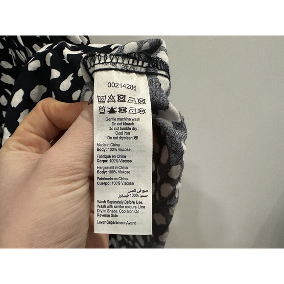 Loralette Unwind Tiers Skipper Spot Navy Dress 18 NEW - Picture 5 of 7